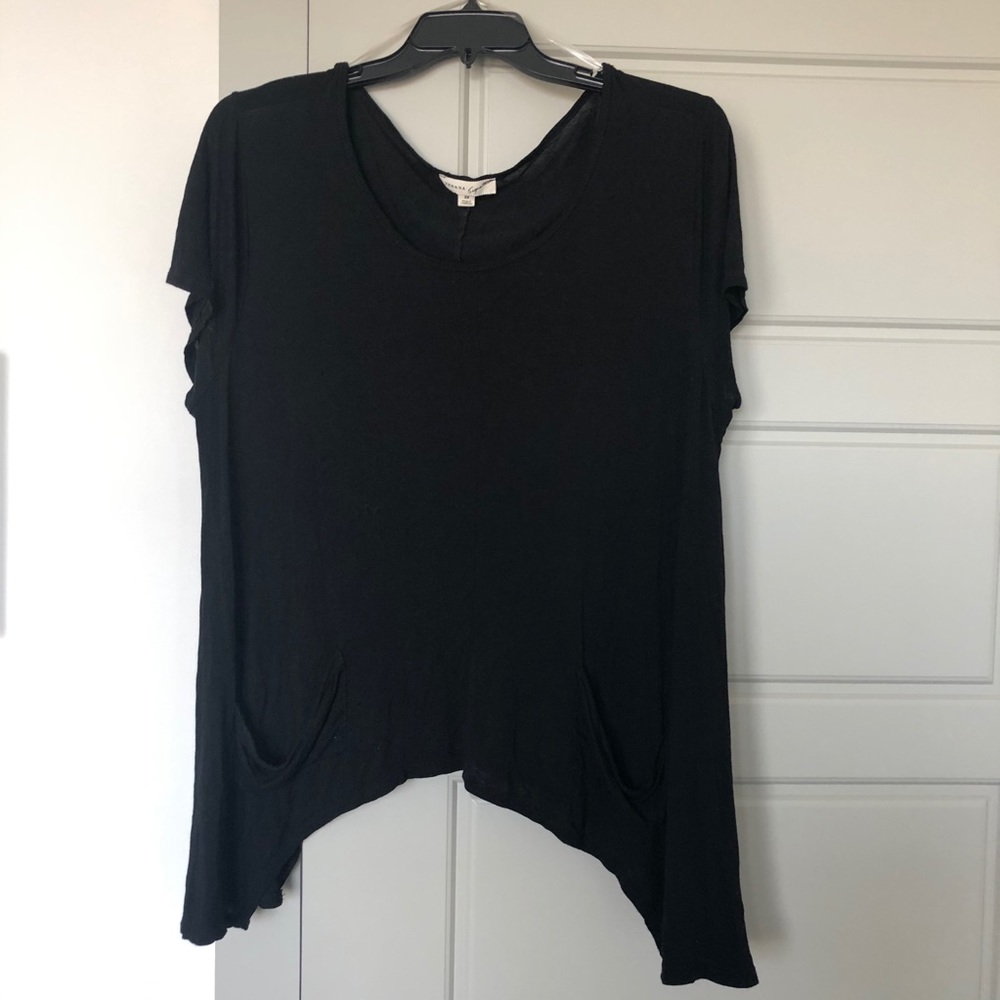 Zenana Signature Black Tee - SIZE 3X